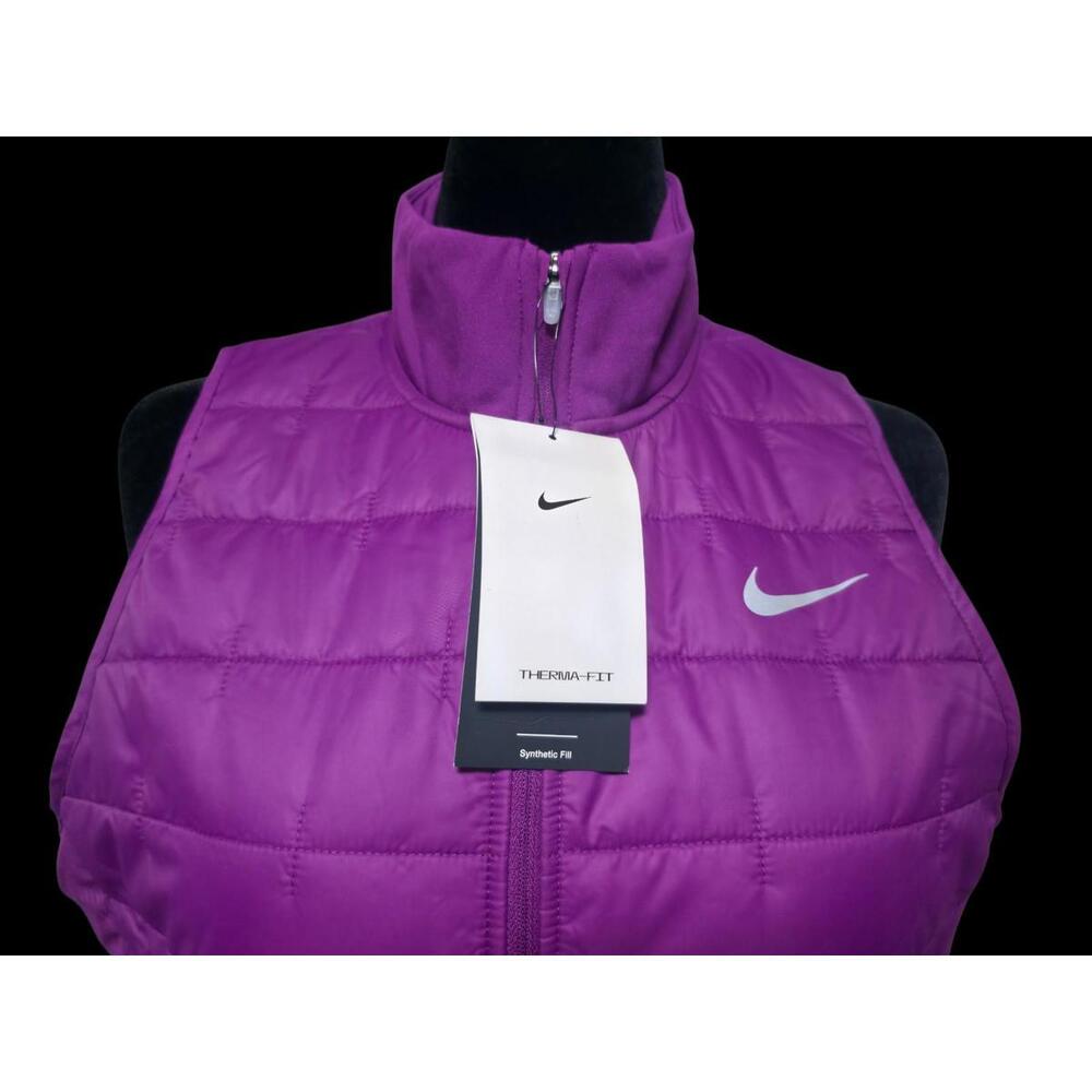 Women's  Deep Purple Nike Running "Therma-FIT" Vest Size XL NWT - Picture 9 of 12